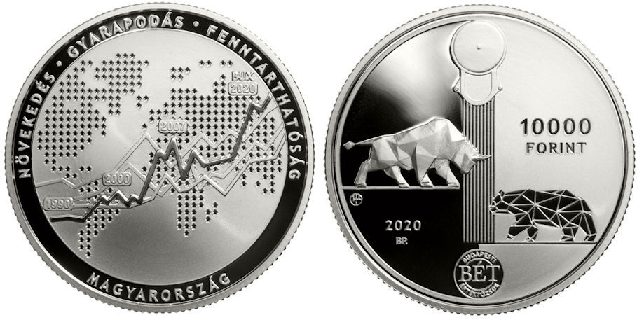 Proof Silver Hungary 2020 State Audit Office of Hungary 10000 Ft