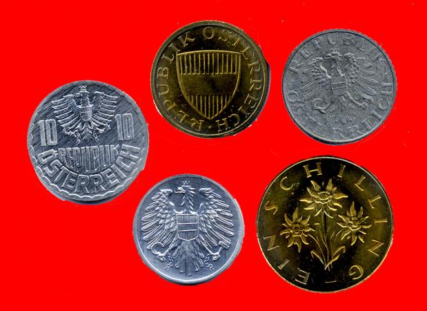 Austria 1964 5 Coin Proof Set