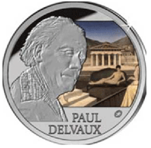 Belgium. 10 2012. Paul Delvaux. Silver Proof