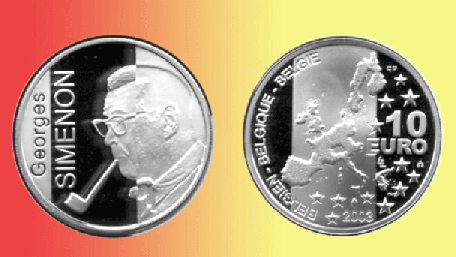 Belgium. 10 2003. 100th Birthday of Georges Simenon. Proof