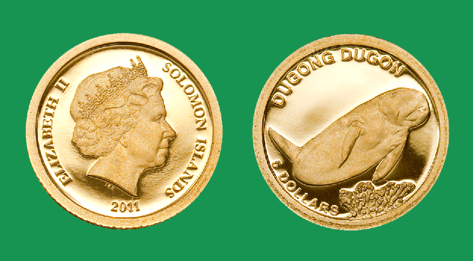 Dugong Dugon (Sea Cow) $5 Gold Proof