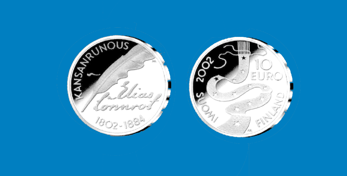 Finland. 10 2002. 200th Birthday of Elias Lnnrott. Proof