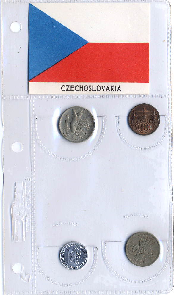 Czechoslovakia 4 Coin Set