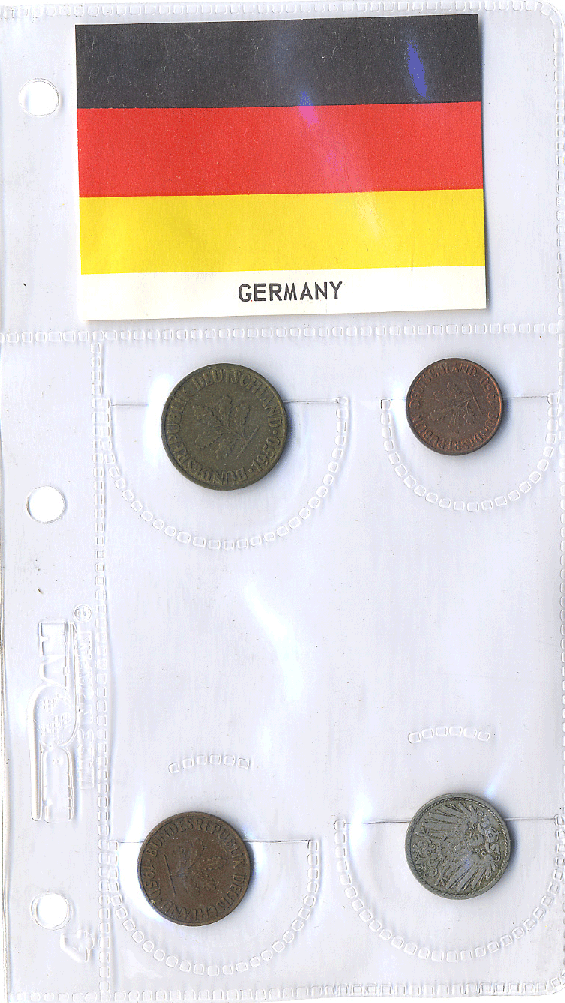 Germany 4 Coin Set