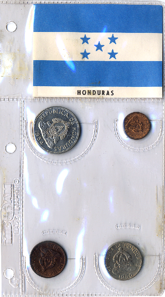 Honduras 4 Coin Set