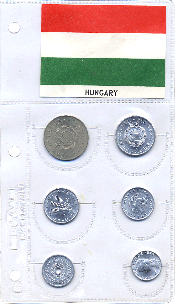 Hungary. 6 Coin Set