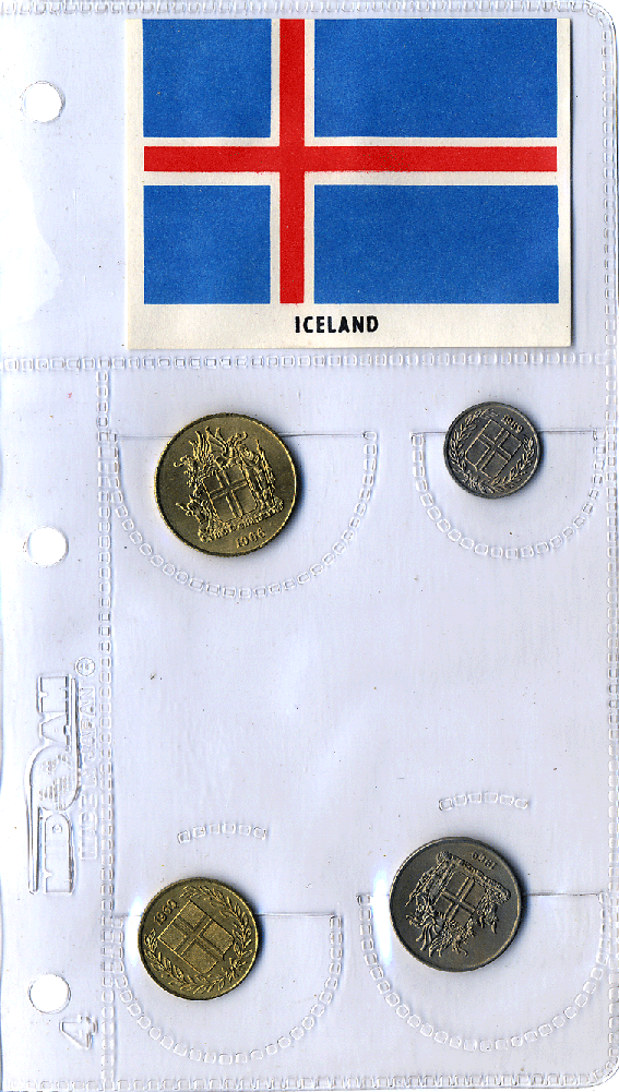 Iceland 4 Coin Set