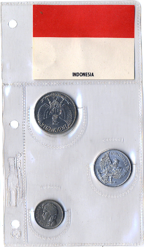 Indonesia 3 Coin Set