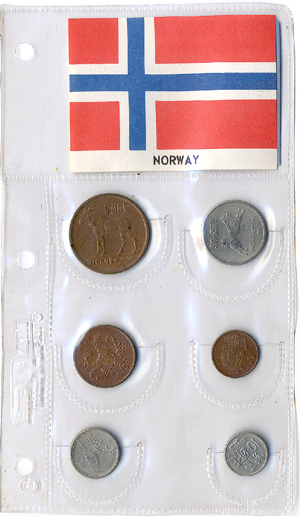 Norway 6 Coin Animal Set