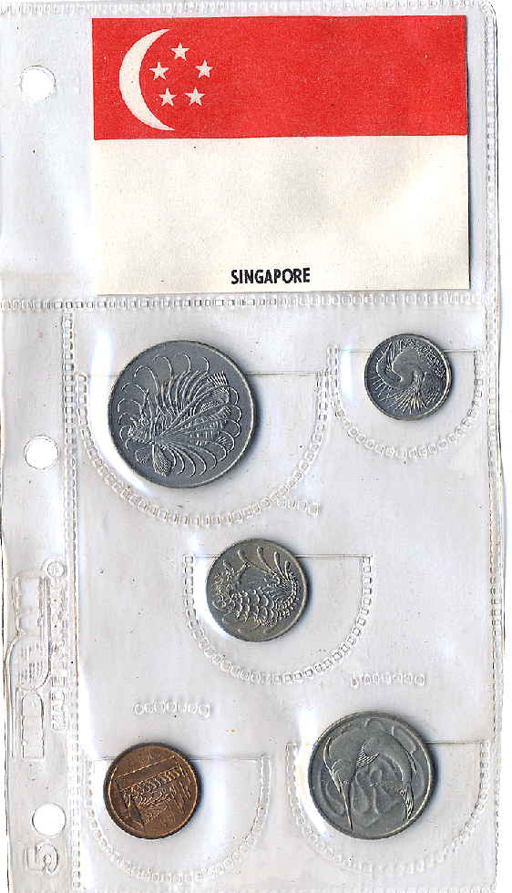 Singapore 5 Coin Set 1968