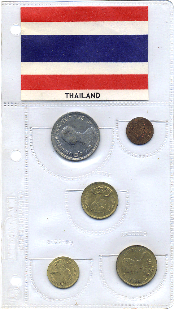 Thailand 5 Coin Set