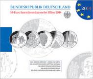Germany 10 2014. Collectors 5 coin proof set