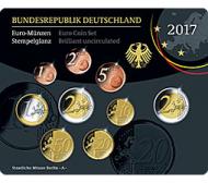 Germany B.U. Mint Set 2017. All 5 Mints