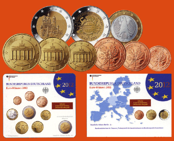 Germany Mint & Proof Sets 2012