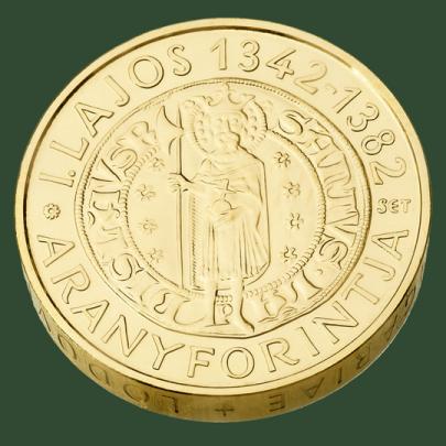 Hungary. 50,000 Forint 2013. The Gold Florin of King Louis I (The Great). Gold Pifort. Uncirculated