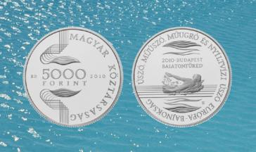 Hungary. 5,000 Forint 2010. European Swimming Championships. B.U.