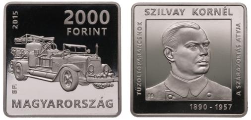 Hungary 2,000 Forint 2015, Engineers and Inventors: 125th Anniversary of the Birth of Kornl Szilvay