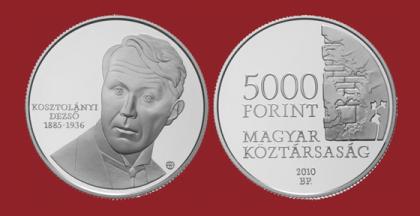 Hungary. 5,000 Forint 2010. Kosztolanyi. B.U.