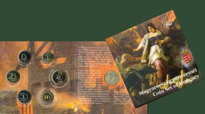 Hungarys 2013 Proof Set with 1,000 forint The Stars of Eger commemorative coins