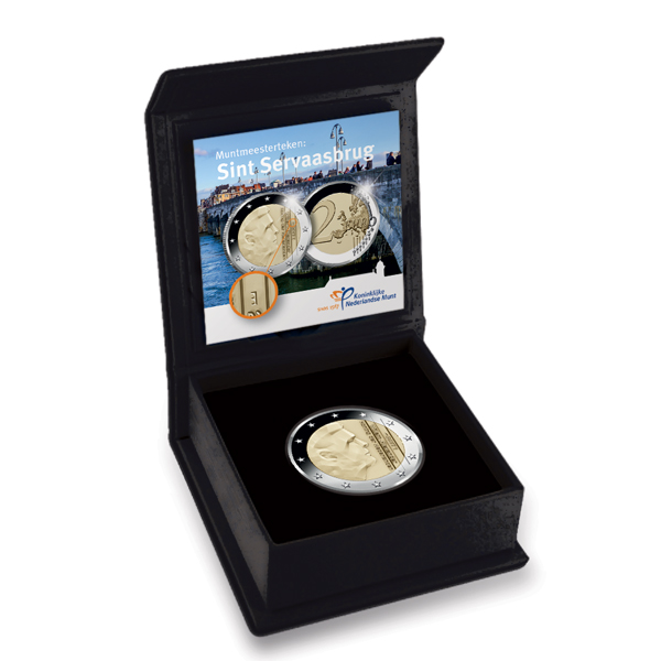 Netherlands €2 2017. New Mint Master's Mark. Bimetal Proof