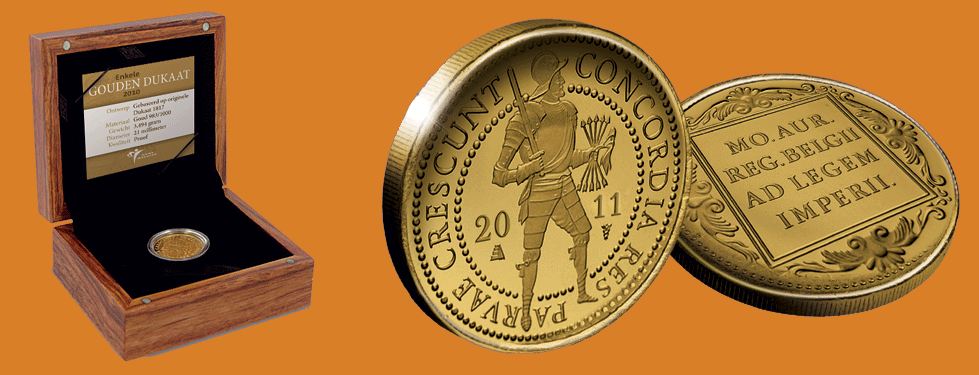 Netherlands Double Gold Ducat 2011. Proof