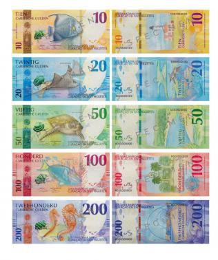 Curaao & St. Maarten. Complete Set of New Currency 2025