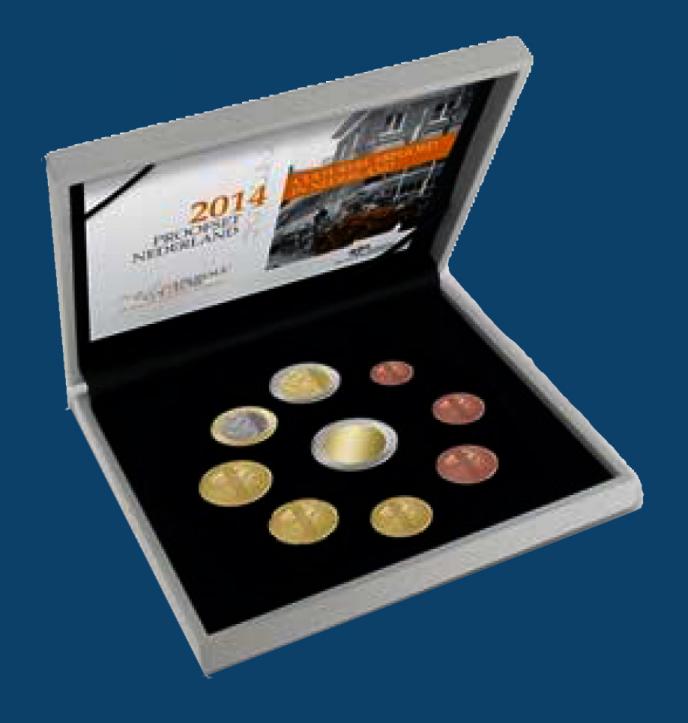 Netherlands Proof Set 2014. The first coins of King Willem Alexander