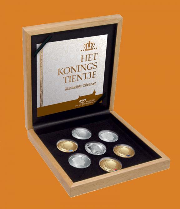 Netherlands. Coronation of King Willem Alexander. Royal Silver Set