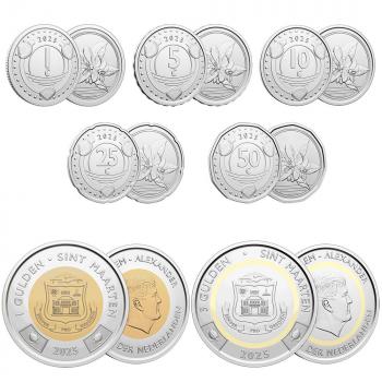 St. Maarten 2025 Mint Set. First New Coins