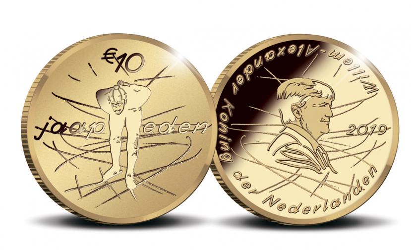 Netherlands 10 2019. Jaap Eden. Gold Proof