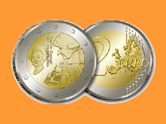 Netherlands 2  2011 Commemorative. Erasmus of Rotterdam. Uncirculated