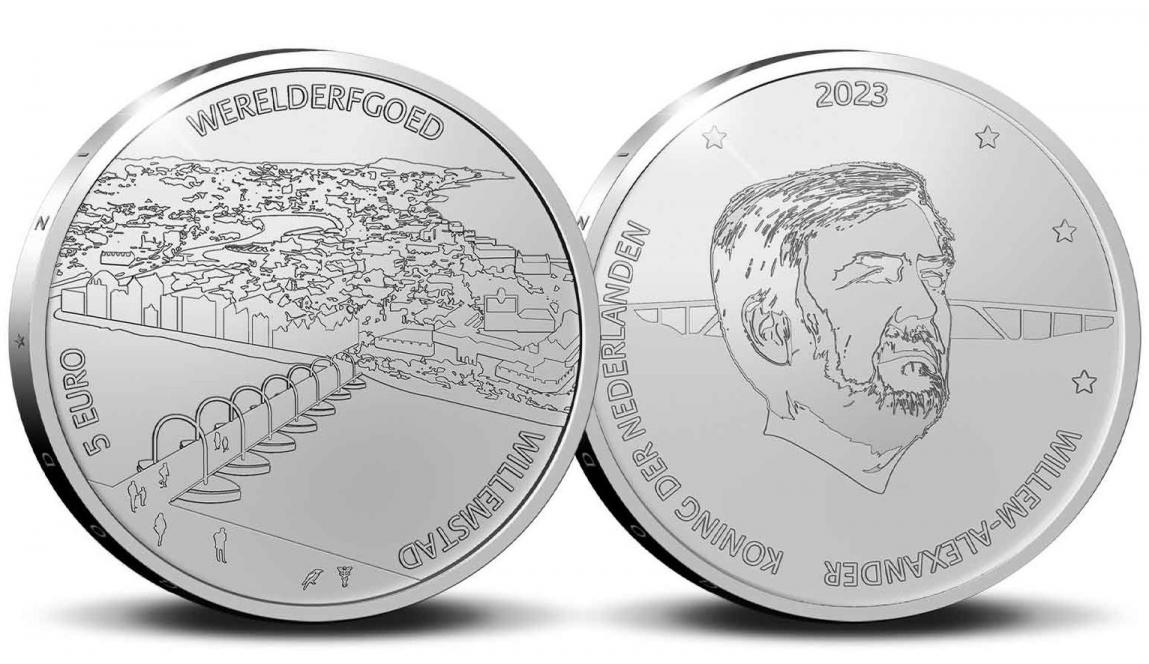 Netherlands  5 2023. Willemstad, Curaao. Silver Proof