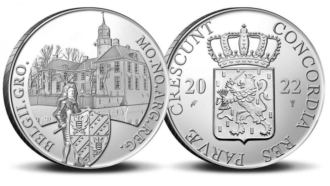 Netherlands Proof Silver Ducat 2022. Castle Fraeylemaborg