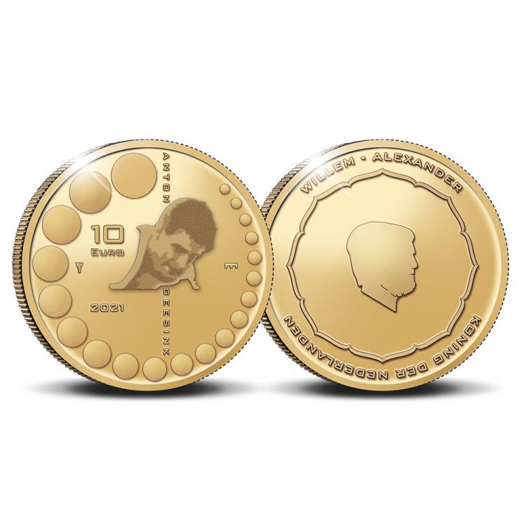 Netherlands 10 2021. Dutch Sports Hero: World-Famous Judoka Anton Geesink. Gold Proof