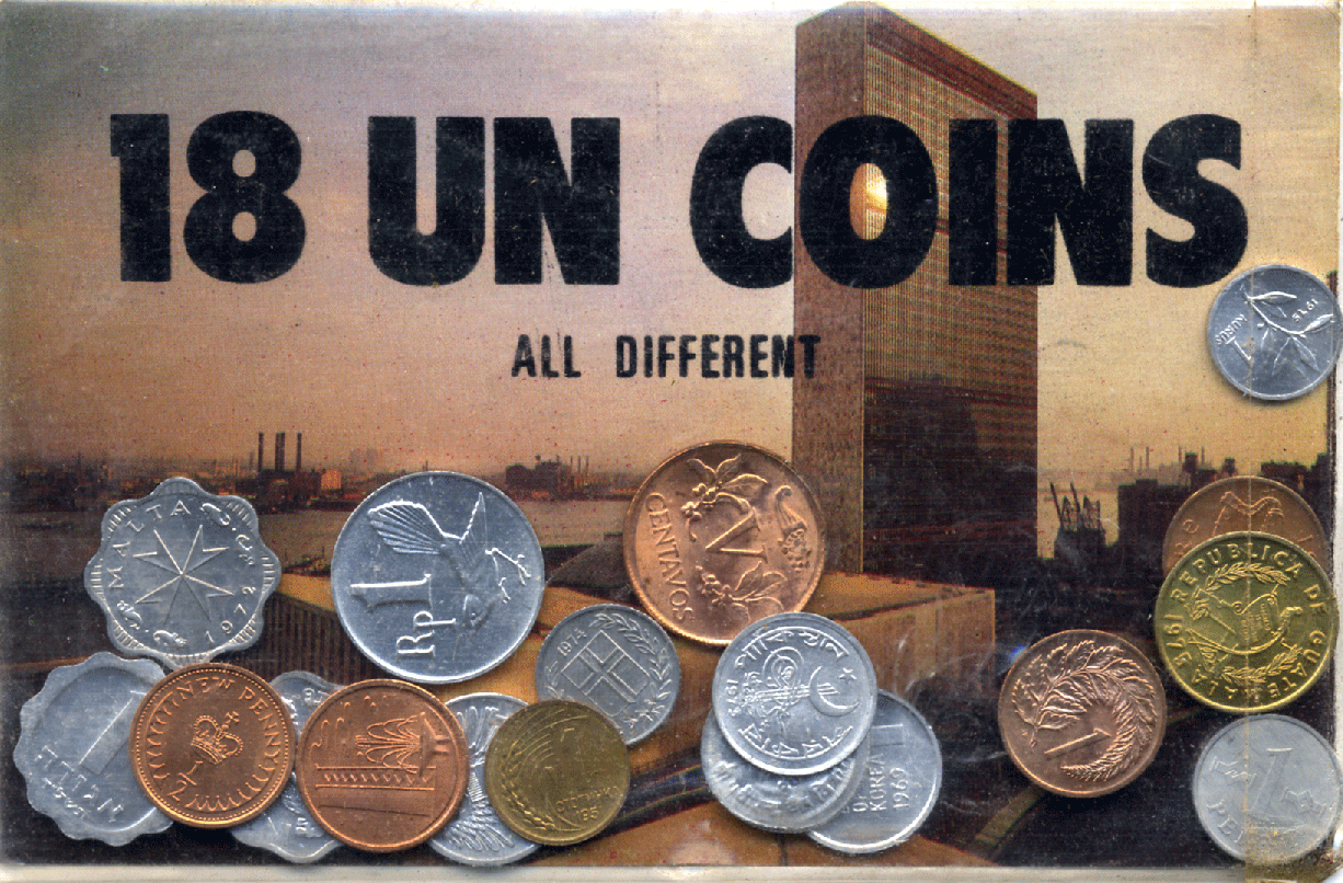 18 United Nations Coins: All Different