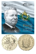 San Marino Mint Set 2012 with silver 5 Giovanni Pescoli coin