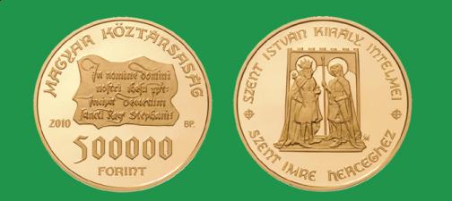 Hungary. 500,000 Forint 2010