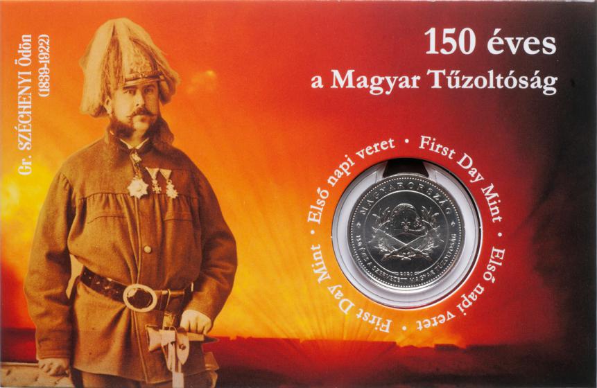 Hungary 50 Forint 2020. 150 Years of Fire Departments in Hungary. Copper-nickel Uncirculated. 1st Day of Issue