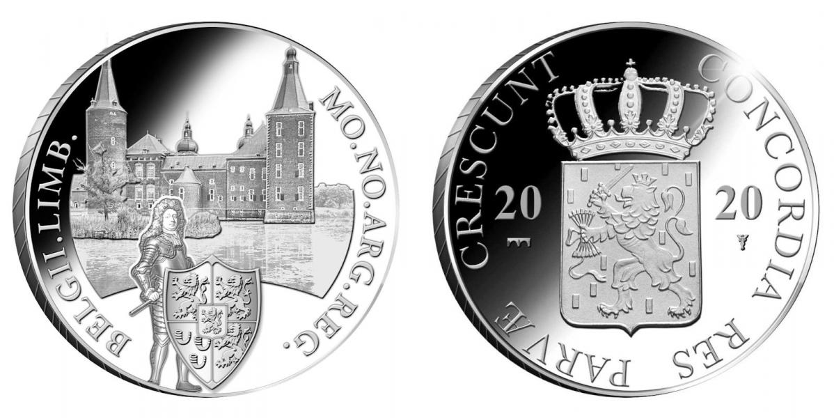 Netherlands Proof Silver Ducat 2020 - Hoensbroek Castle