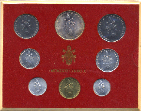 Vatican Mint Set 1972